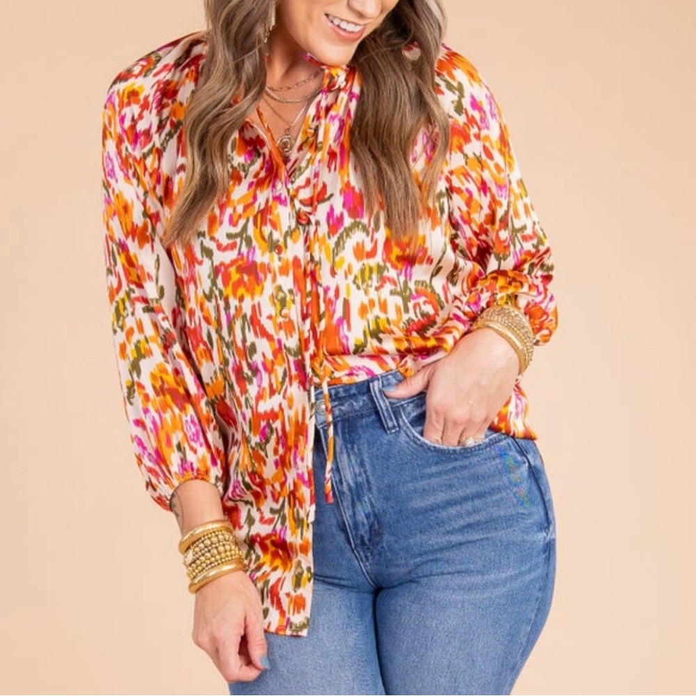 Boutique Colorful Blouse
